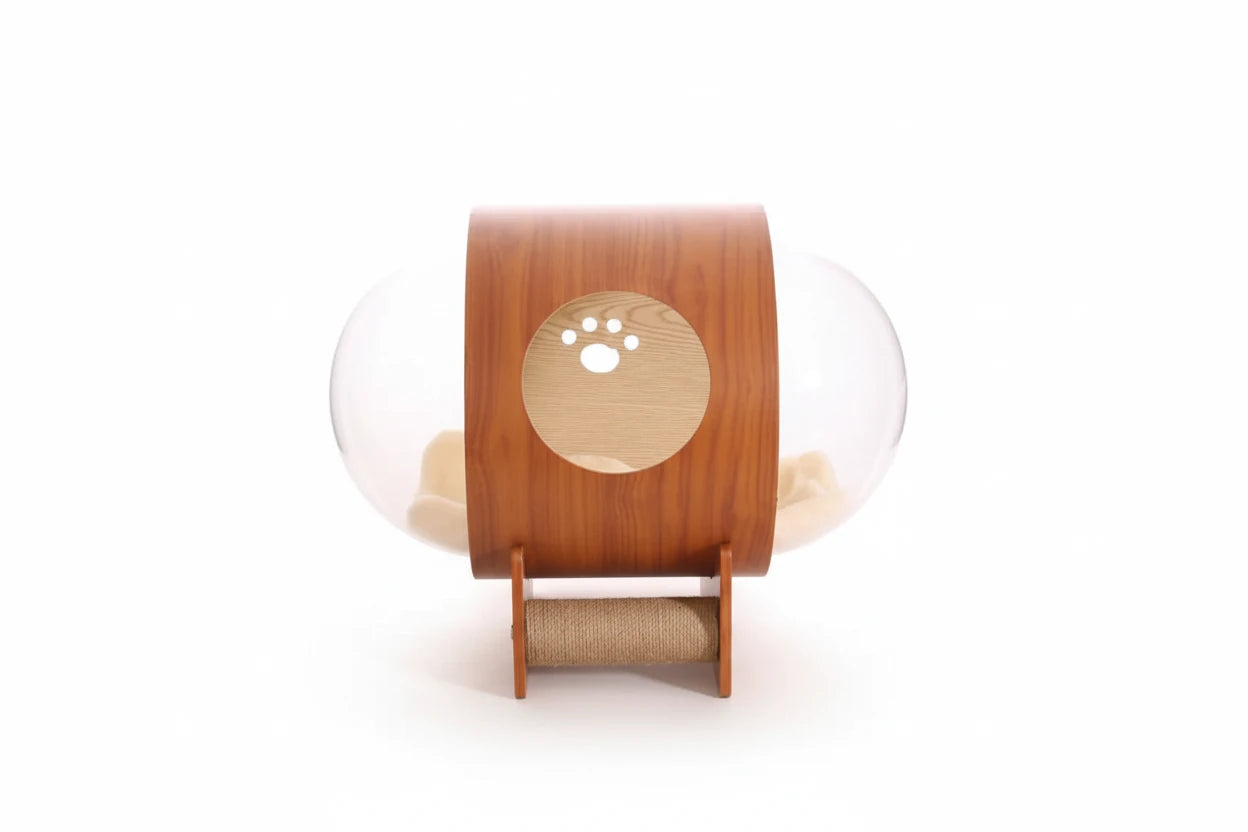 Clear Dome Pet Bed - FunkyCatCo