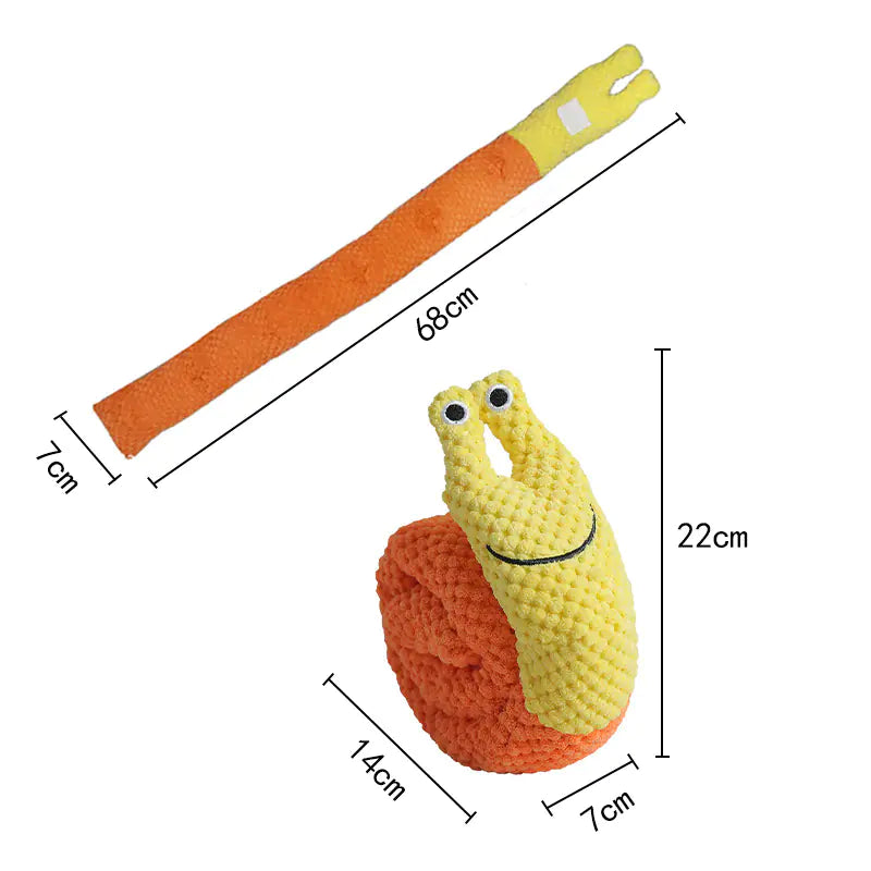 Slimey the Snail Toy - FunkyCatCo