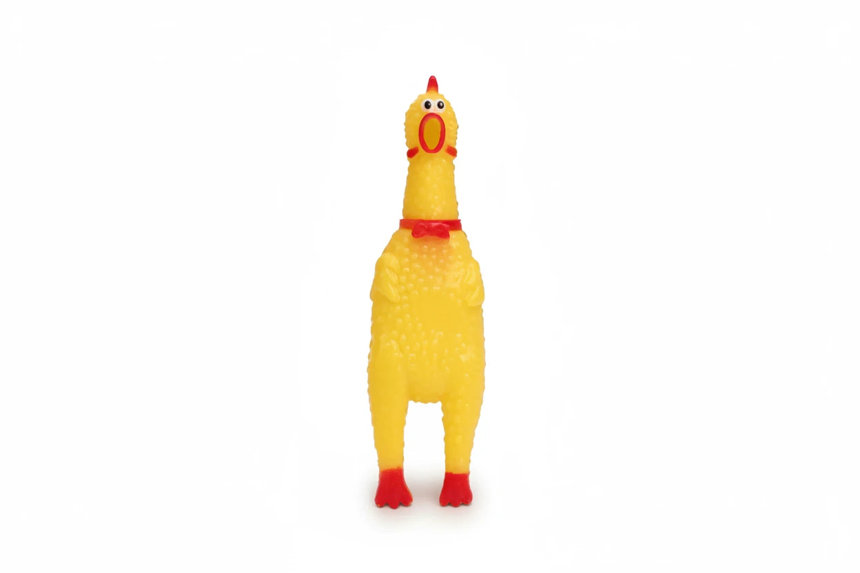 Rubber Chicken Toy - FunkyCatCo