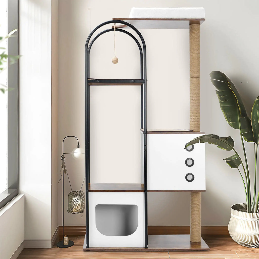 Multi Story Cat Apartment - FunkyCatCo