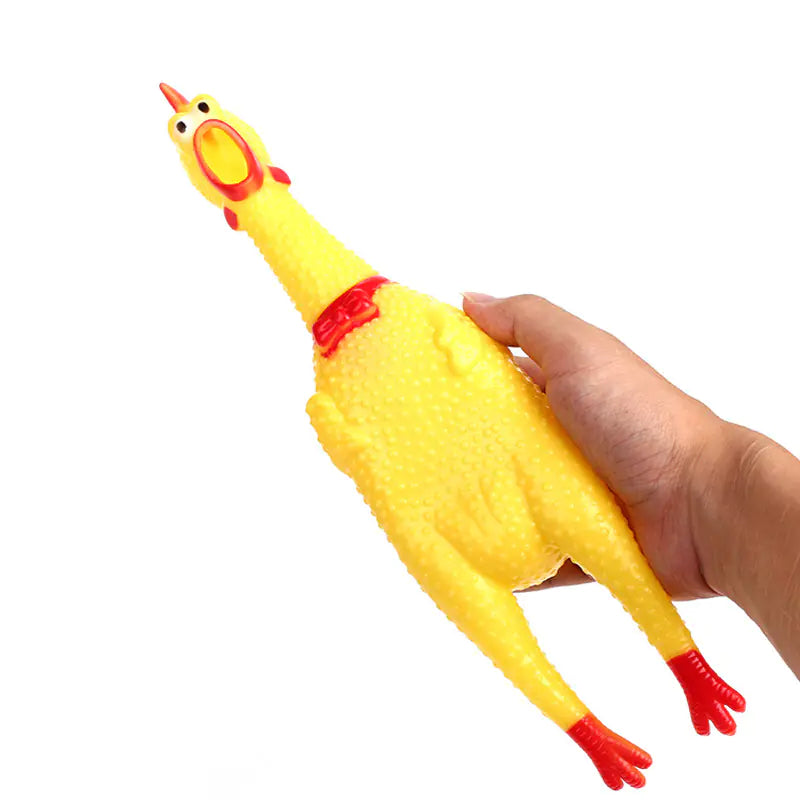 Rubber Chicken Toy - FunkyCatCo