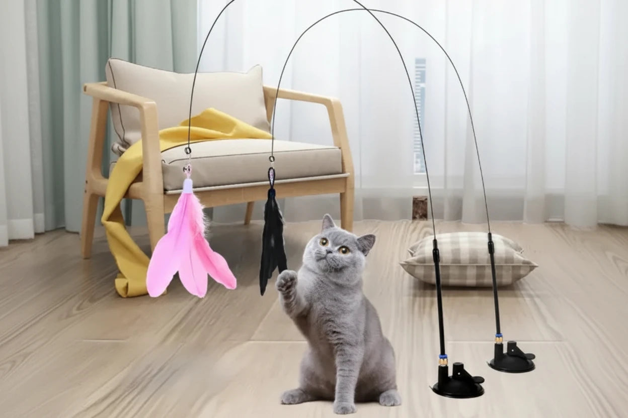 Toy Cat Teaser Stick - FunkyCatCo